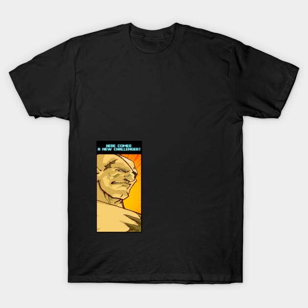 Here Comes A New Challenger - Sagat T-Shirt by nocartinslot